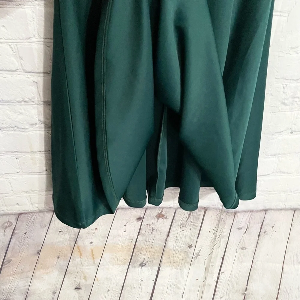 Hunter Green Ruffle Sleeveless Mini Dress Size Small - Picture 6 of 6